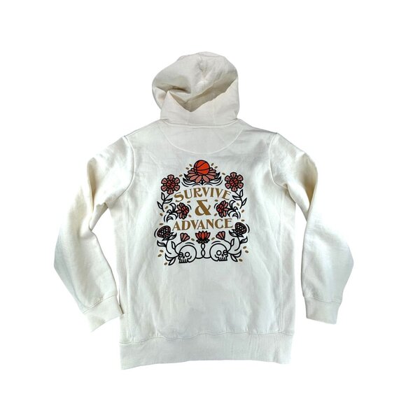 Nathan Walker X Drop Party Hoodie Sweatshirt L Basketball Skull Bee Survive Adva - Picture 6 of 9